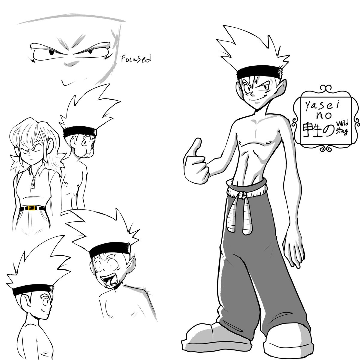NoodlesAnimates's tweet photo. Meet Yasei no Morihito! Your local 16 year old delivery boy. #manga #originalcharater #oc https://t.co/z8HHu5b3J8