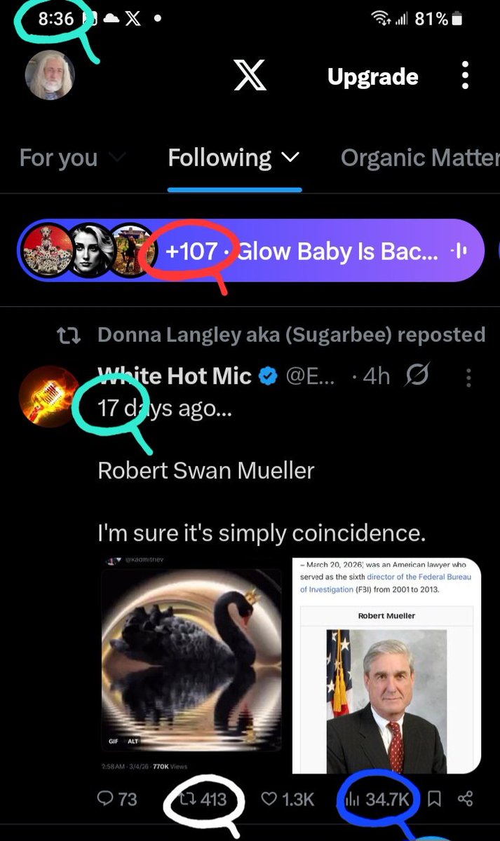 DeanDavis33's tweet photo. 🐸1️⃣7️⃣ #Seventeen
1️⃣0️⃣7️⃣ #OneOSeven
8️⃣3️⃣6️⃣ #EightThreeSix 😎
4️⃣1️⃣3️⃣ #FourOneThree
😏 #WhatAreTheOdds 😁
3️⃣4️⃣7️⃣ #ThreeFourSeven 🐇 https://t.co/CfRDAWakod