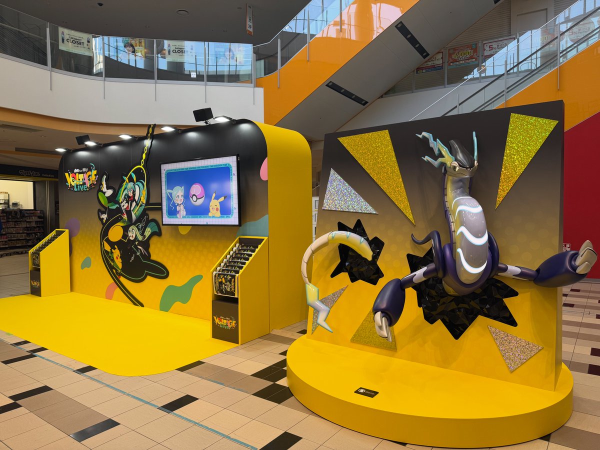 ポケミク × ららぽーと🎉】 本日終了！コラボ実施中🎊 ━━━ 西館1F