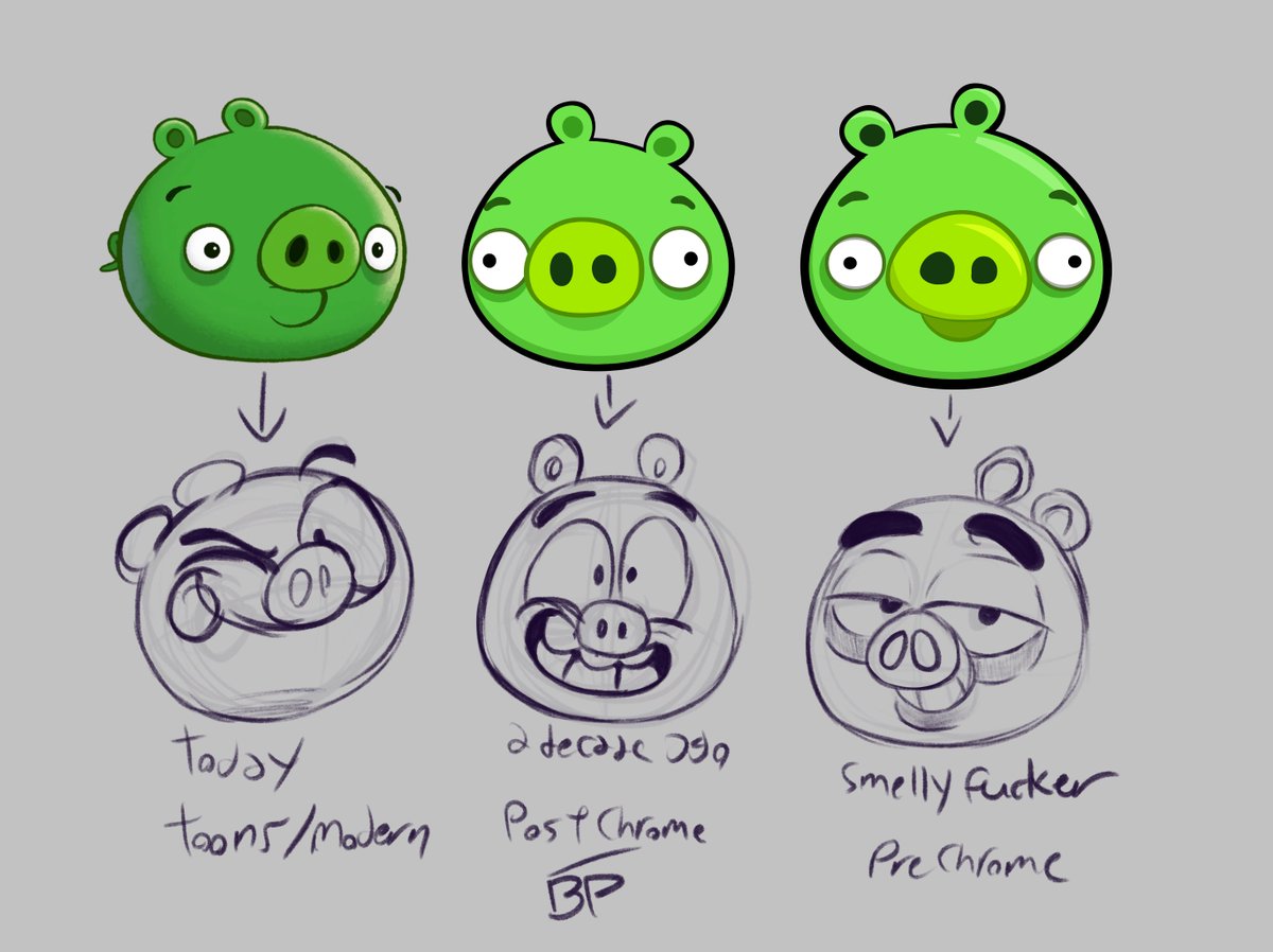 Giving y’all my thought process/head canon on why I had the bad piggies ...