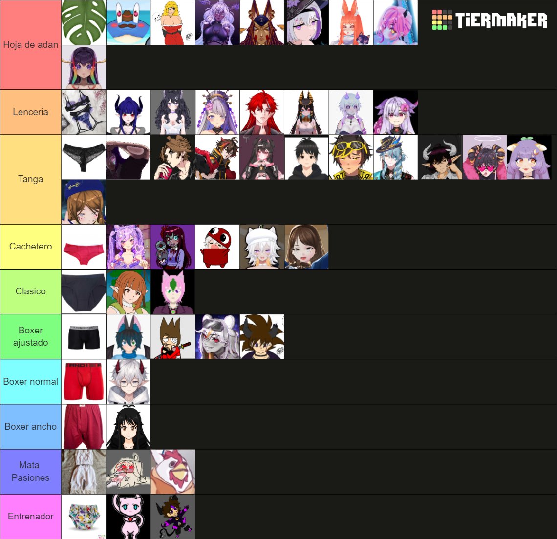 Mañana parte 2 de tierlist, fueron bastantes no pude terminar todos el día de hoy pero mañana seguimos con la tierlist, les dejo la primera mitad