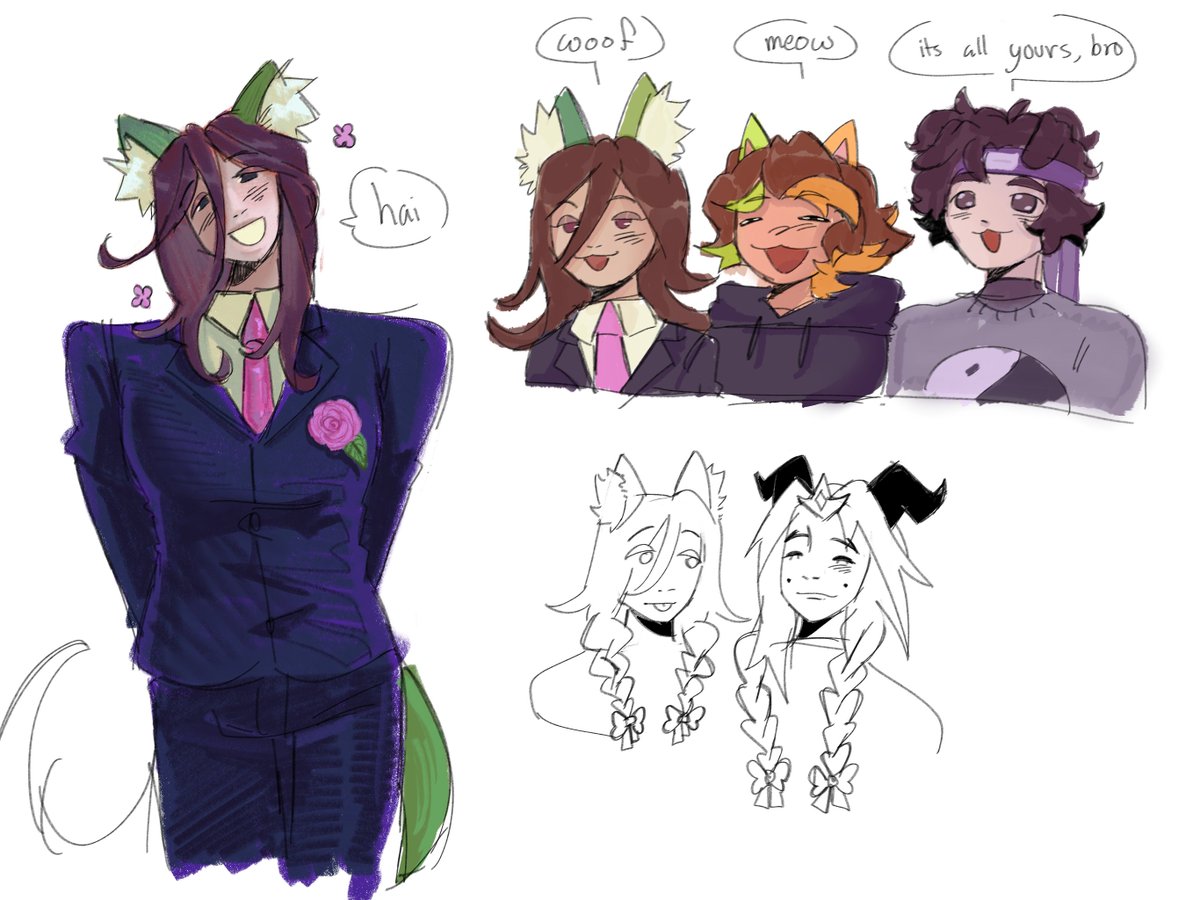 doodles bc i was playing with new brushes