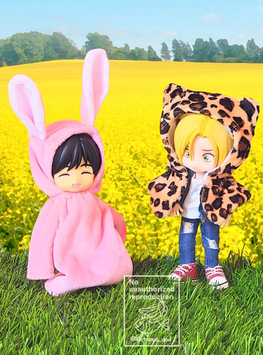 👦🏻「僕はブランカさん公認だから
         ウサギ🐰❣️
         そして、きみは豹🐆じゃあない
         そうだろ？」

👱「でも、これってヒョウ柄じゃ･･･」