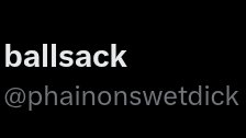 Ballsack tweet media