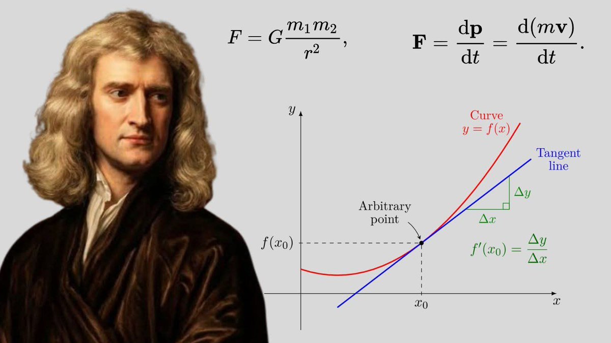 skglearning's tweet image. Isaac Newton (1642–1727) was one of the most influential scientists in history, widely recognized for laying the foundations of classical physics and making groundbreaking contributions to mathematics, astronomy, and natural philosophy...

#physics #math
