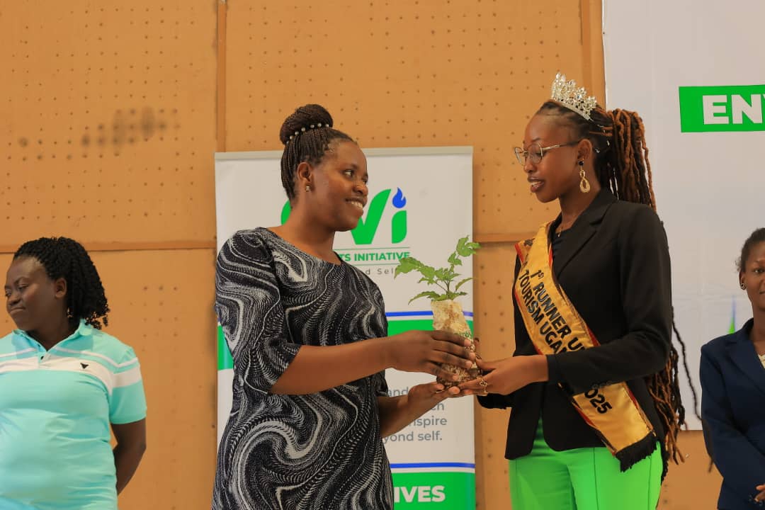 greenvestsug's tweet photo. Miss Tourism @PaulineLeizel showed up for the 2026 GVI Schools Environmental Conference. In her remarks, she reminded us that trees are our tourism assets and the lungs of our land protecting them means climate stability and economic growth.
#GVI https://t.co/AMdcqfo7FB