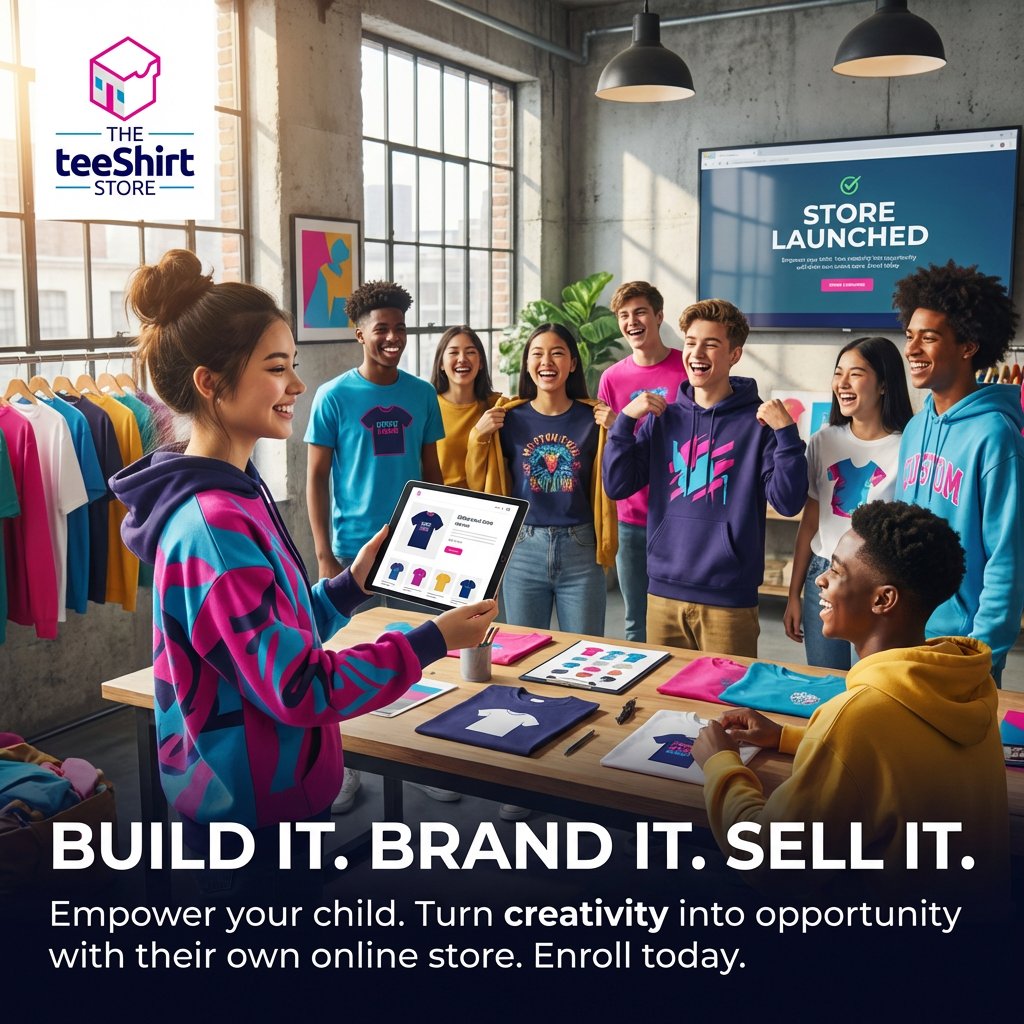 Stop designing for yourself — design for your community. 🎨👕

Your art + our platform = apparel people will love and wear proudly.

Start creating today and see your ideas come to life.

#CreativeCommunity #CustomApparel #YouthEntrepreneurs #DesignToSell