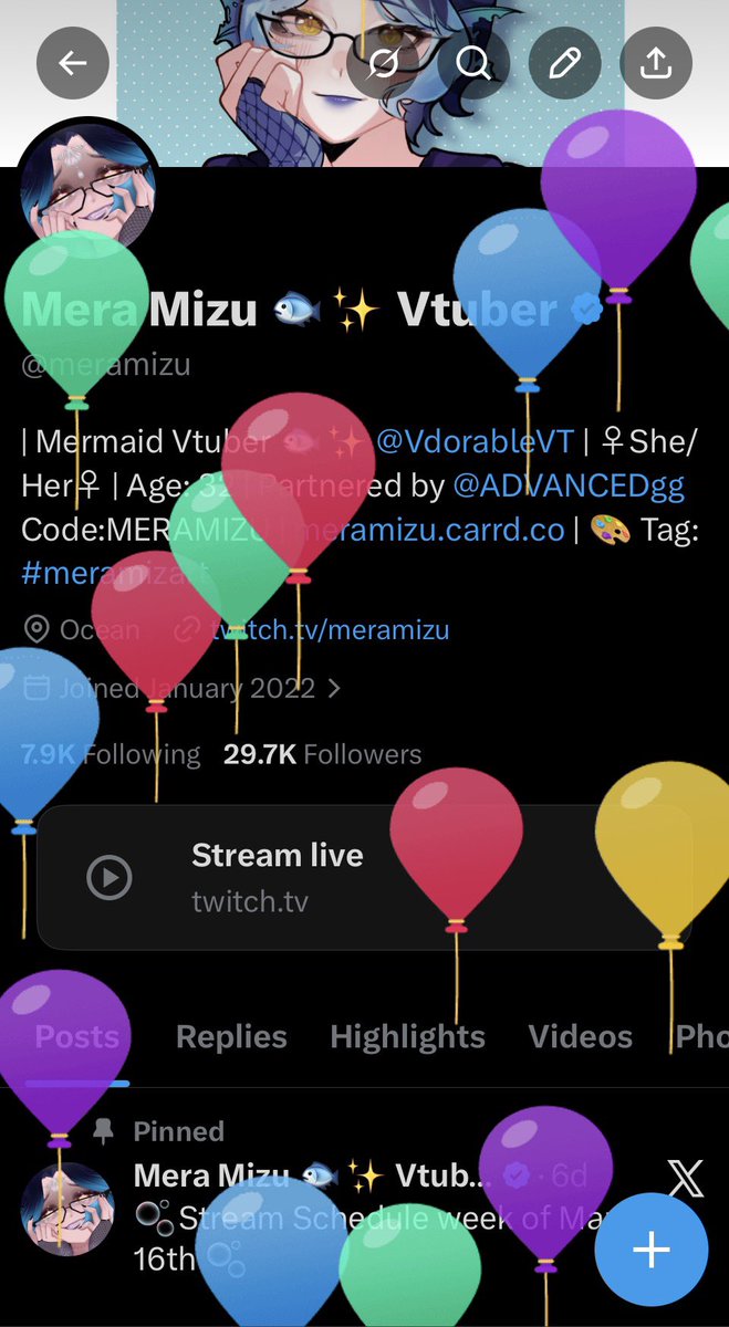 Mera Mizu 🐟✨ Vtuber tweet media