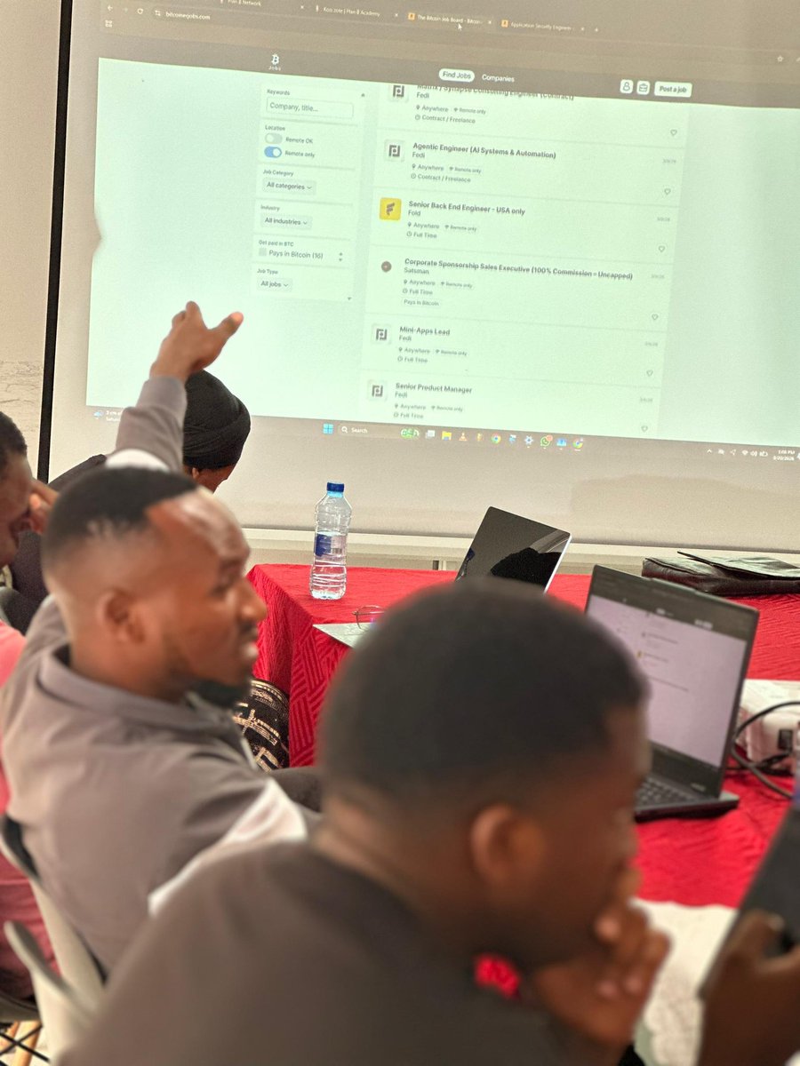 BitcoinSafariTZ's tweet photo. Technology is the future 
#Bitcoin #hackathon #HerDAO #Tanzania #Decentralized #Finance #LightningNetwork #Sovereignty #Ai #web3 https://t.co/Nw74ufsybd