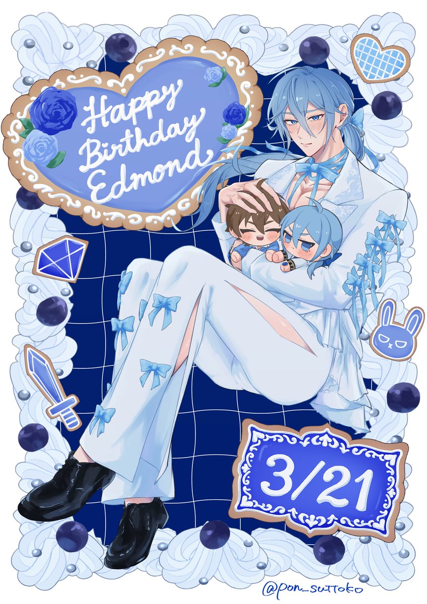 pon_suttoko's tweet photo. おめでとう𝜗𝜚˚⋆

#HappyEdmondDay2026
#エドモンド誕生祭2026 https://t.co/I0HyTSjA64