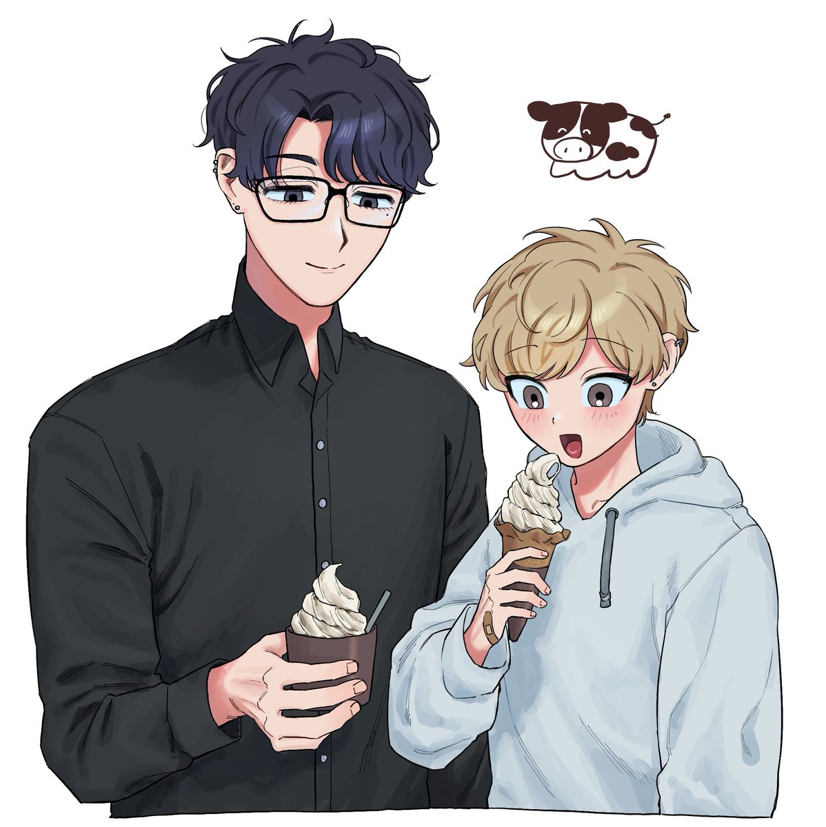 みんな、膿さんが描いてくださったかわいすぎる真実のせおしきを見てください