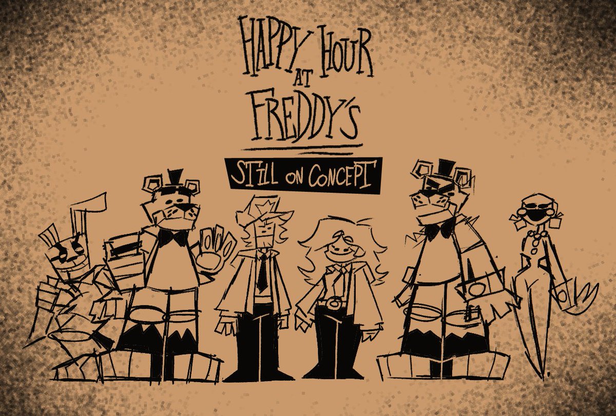 FNAFHappyHour's tweet photo. We are still working on these project, even tho we dont have even the 5% done. Please stand by.

[Five nights at Freddy's: PROYECT HAPPY HOUR] https://t.co/KrNeL3dp2T