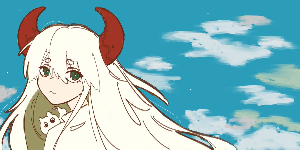 ツノちゃん🥰 #Eve家