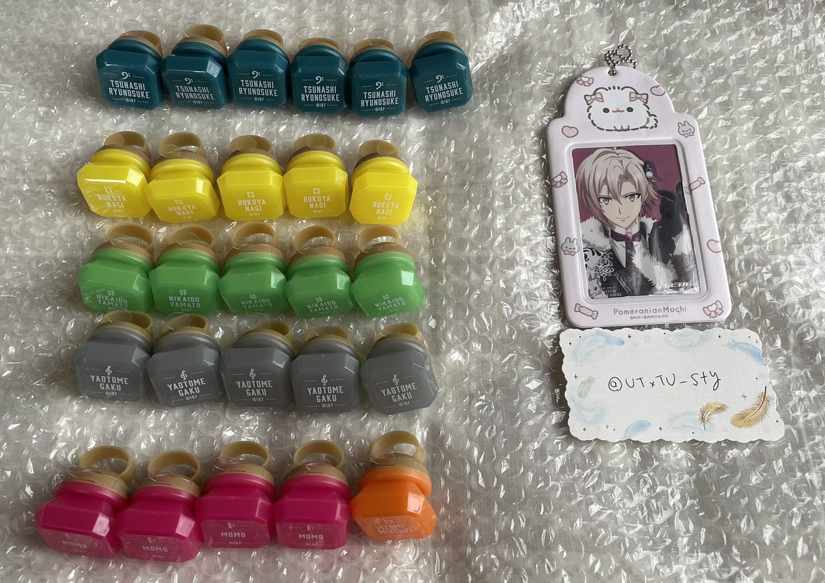 UTxTU_sty's tweet photo. 【交換】アイナナ アイドリッシュセブン リンライ リングライト

譲 ❥ 大和 三月 ナギ 楽︎✿ 龍之介 百︎✿ or 800〜1000＋送料

求 ❥ 天 (千3個)

切実に求めているため天のみ買取もしております。
千は天含む交換のみ
︎✿は天との交換のみ

お気軽にお声がけ下さい︎🌸 https://t.co/WC2hvEQJdU