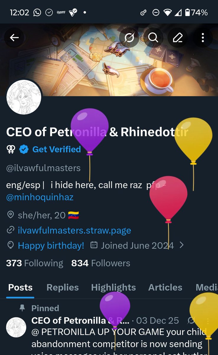 CEO of Petronilla & Rhinedottir ⚢ tweet media