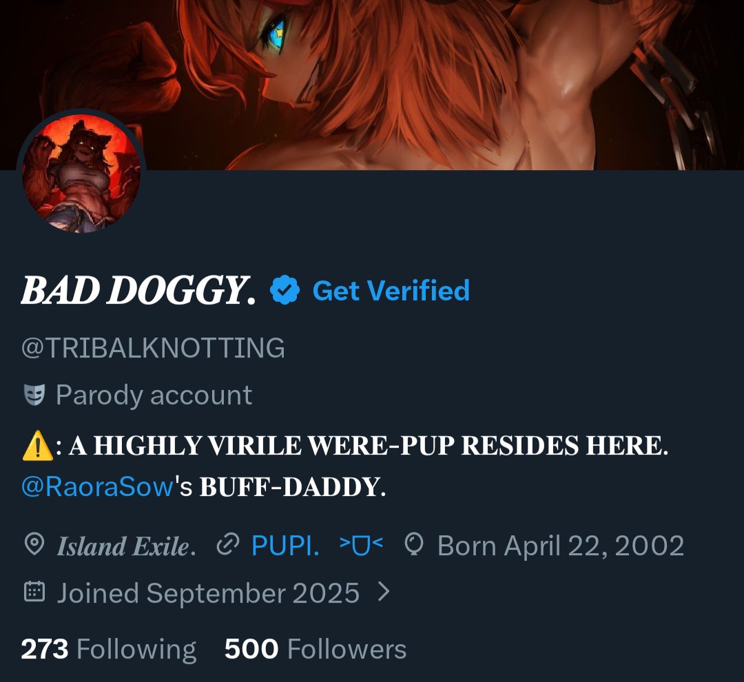 𝑩𝑨𝑫 𝑫𝑶𝑮𝑮𝒀. tweet media