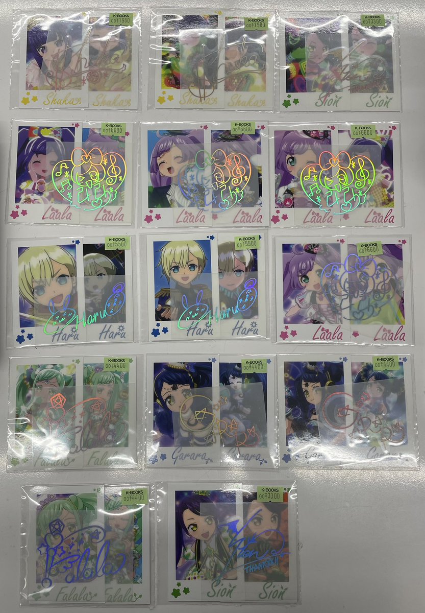 入荷情報】 プリパラ 韓国カフェフォトカード サインステッカー まとめ