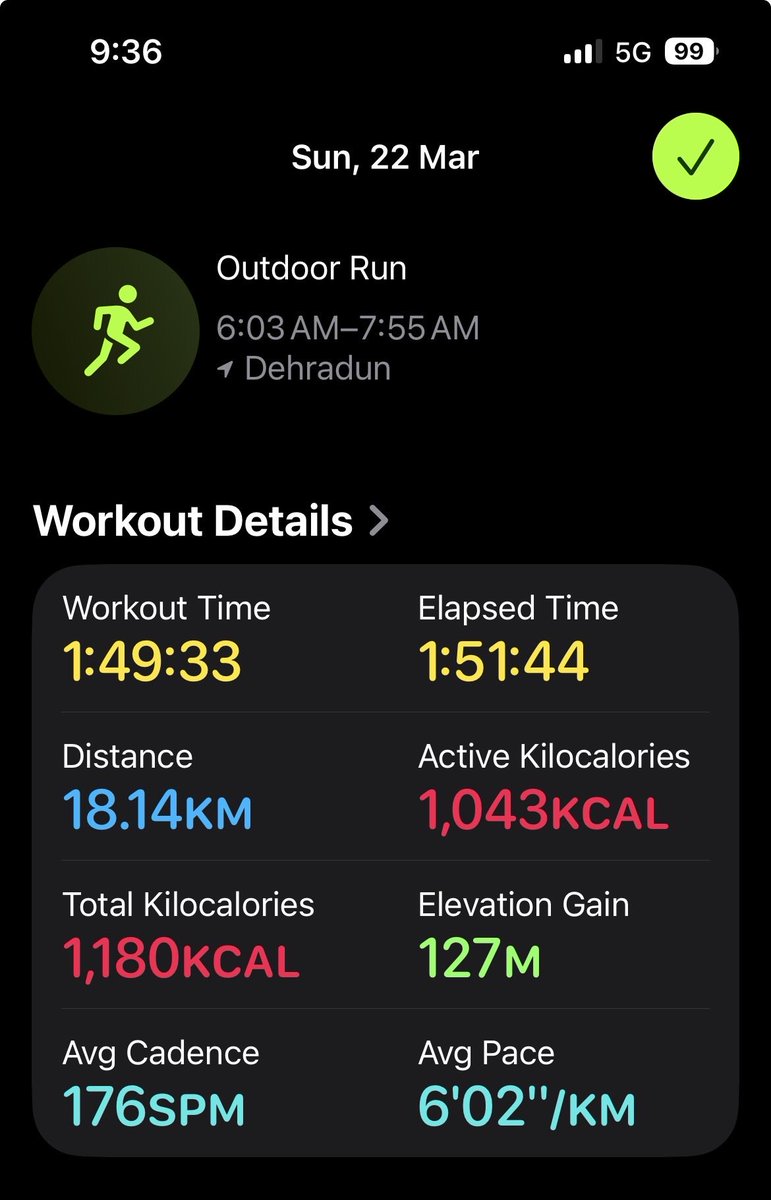 hrsanjaynegi's tweet photo. #GoodMorning Everyone from #Doon #SundayVibes Long #Run 🏃♂️🌞🏃♂️🌞Keep Moving 🏃♂️🏃♂️ https://t.co/tZGIJaRK27
