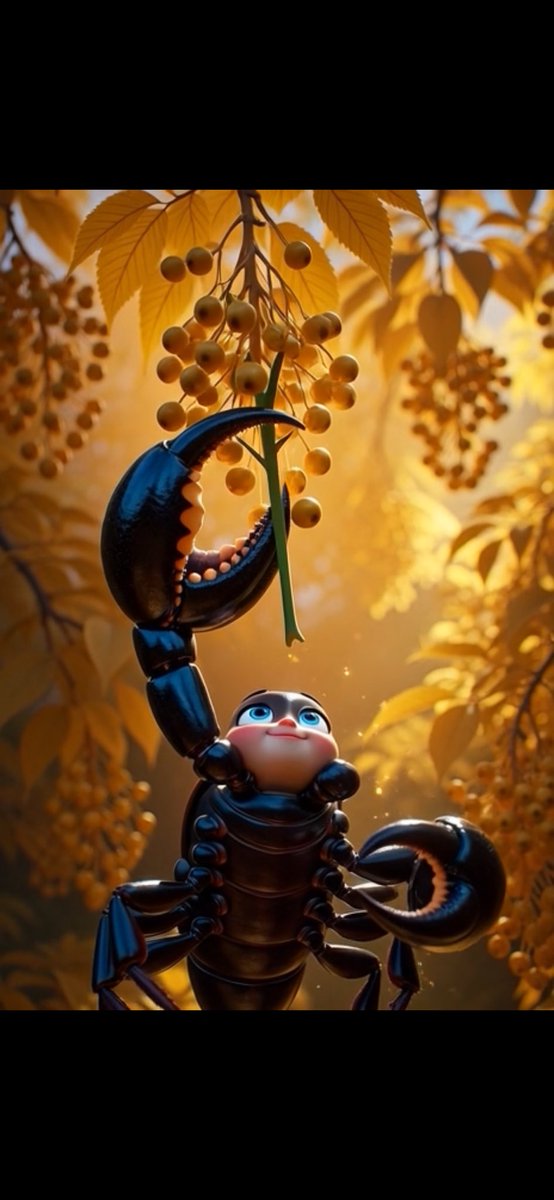 AUTUMNKNIGHTPRS's tweet image. Original Story Concepts #4

Title: Spec: Golden Berry Quest
Genre: Family,Adventure

Logline: Orphaned Emperor scorpion Spec ventures out of the golden desert he has adapted to in search of a berry rumored to change his appearance.

Concept by Terence Barnes © 2026
#filmpitch