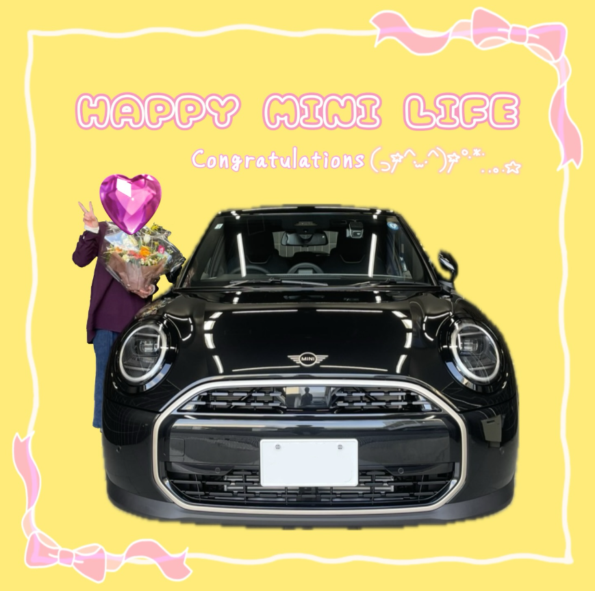 GlanzMini's tweet photo. 【#MINI水戸】
「もう、MINI以外愛せない🥺🚗」
クラブマンから新型5ドアへ。
K様の「MINI to MINI」ご納車をお手伝いしました。
進化した機能と力強い走りは、まさに最強の相棒!✨ 愛あふれる門出に、スタッフも胸が熱くなりました。
最高の思い出を🌸
#MINI #納車 #ミニクーパー #MINImito https://t.co/JdsBuvfATi