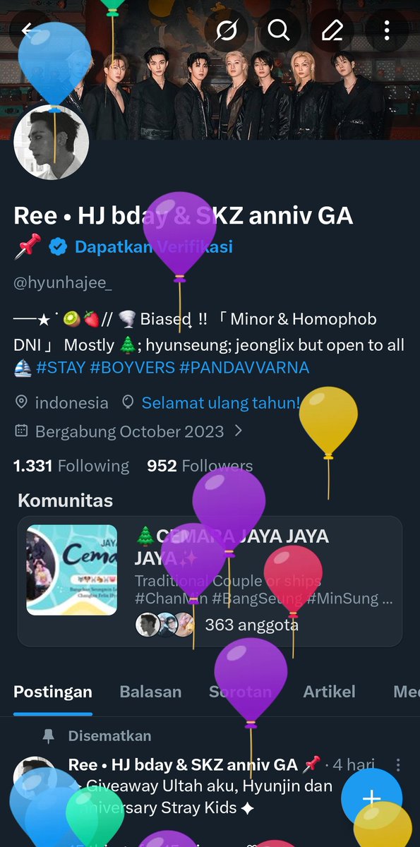 Ree • HJ bday & SKZ anniv GA 📌 tweet media