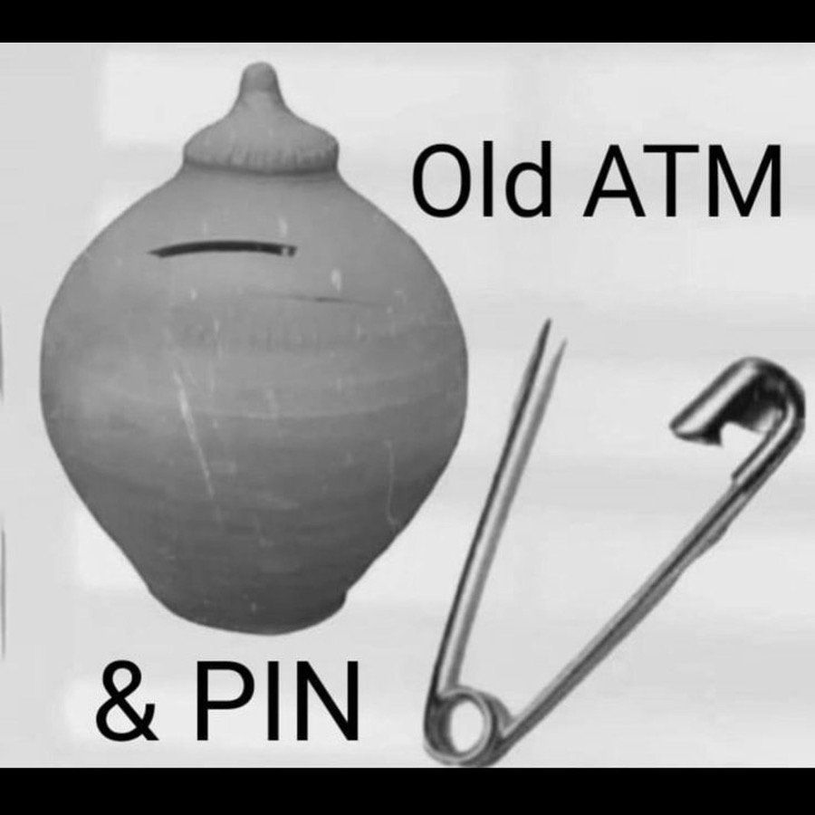 Sidroy9's tweet photo. How we loved those days. The sheer pleasure of breaking open this unique vault. The safety pin that would hold together almost anything, including replacing a torn button! Simple tools, simple solutions. #pleasure #vault #pin #atm https://t.co/r916rdVBxE