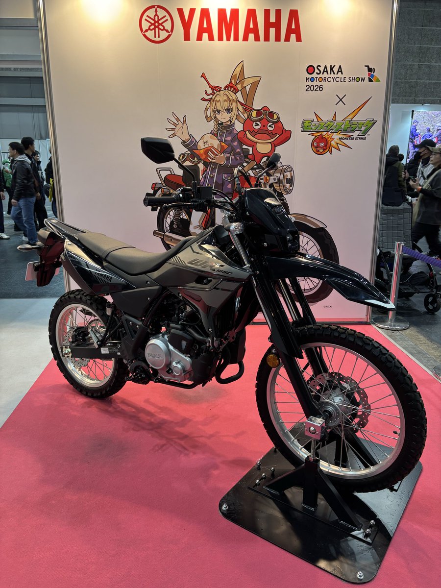 kaoruRemix's tweet photo. ４大メーカーとコラボブース
人がいっぱい\(°Д° )/
 #OMCSモンスト
#大阪モーターサイクルショー 
#モタサイ
#モンスト https://t.co/BTLpHYnskV