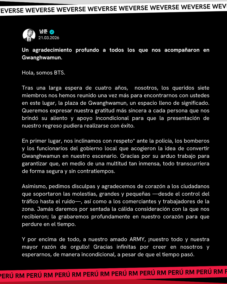 RM Perú💙 tweet media