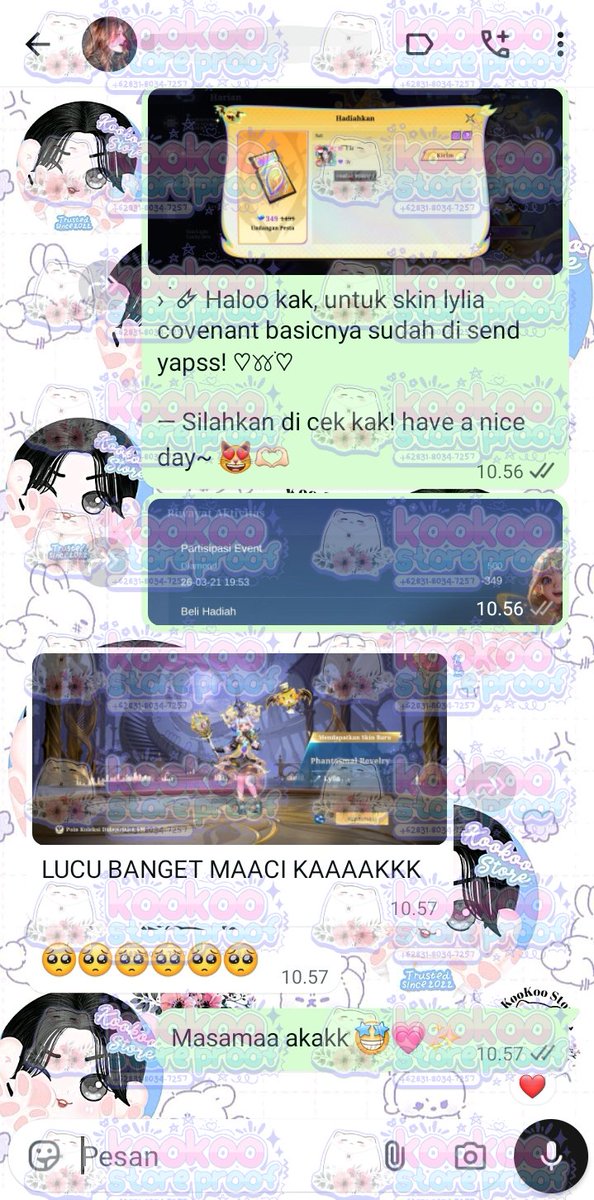 jgjkoo's tweet photo. TESTI GIFT SKIN LYLIA COVENANT BASIC✨️ https://t.co/G1l8hQHF73