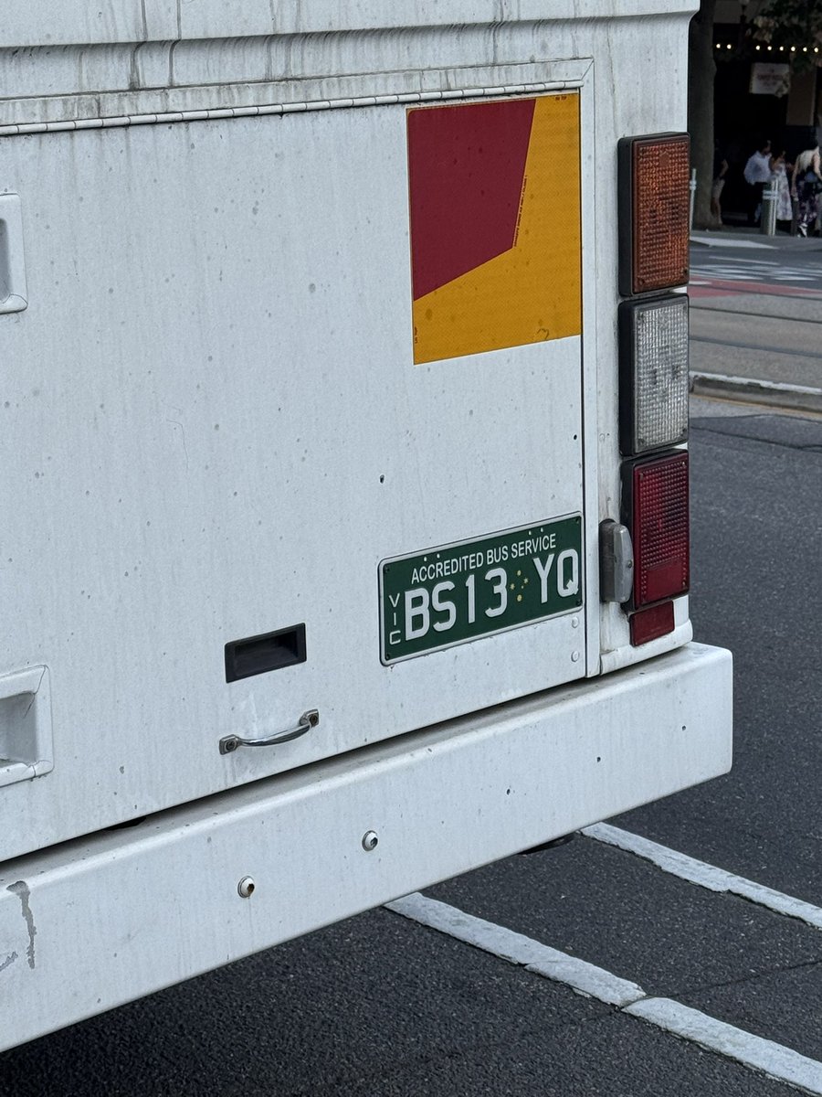 businessqueer's tweet photo. @metrotrains Bus rego https://t.co/j2P2QSKoH5