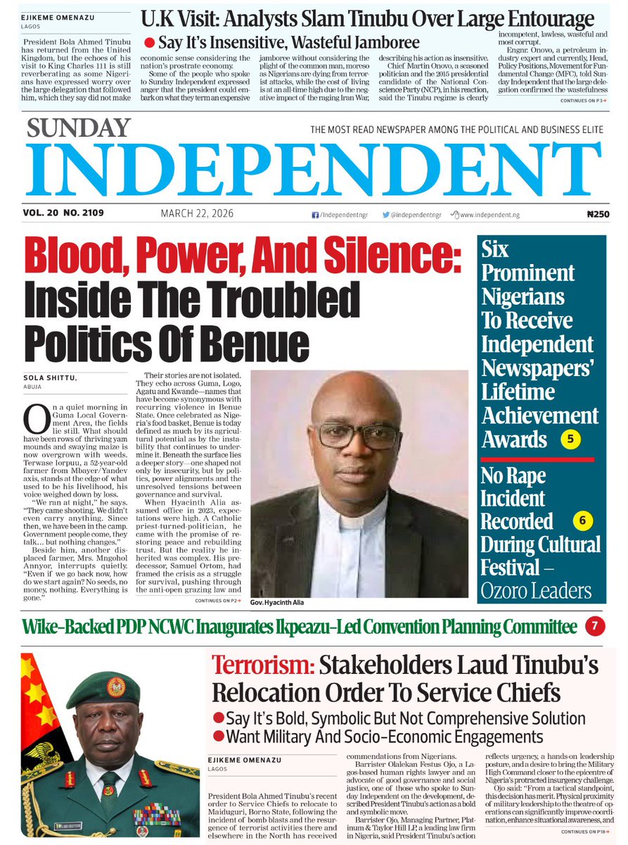 Independent Nigeria tweet media