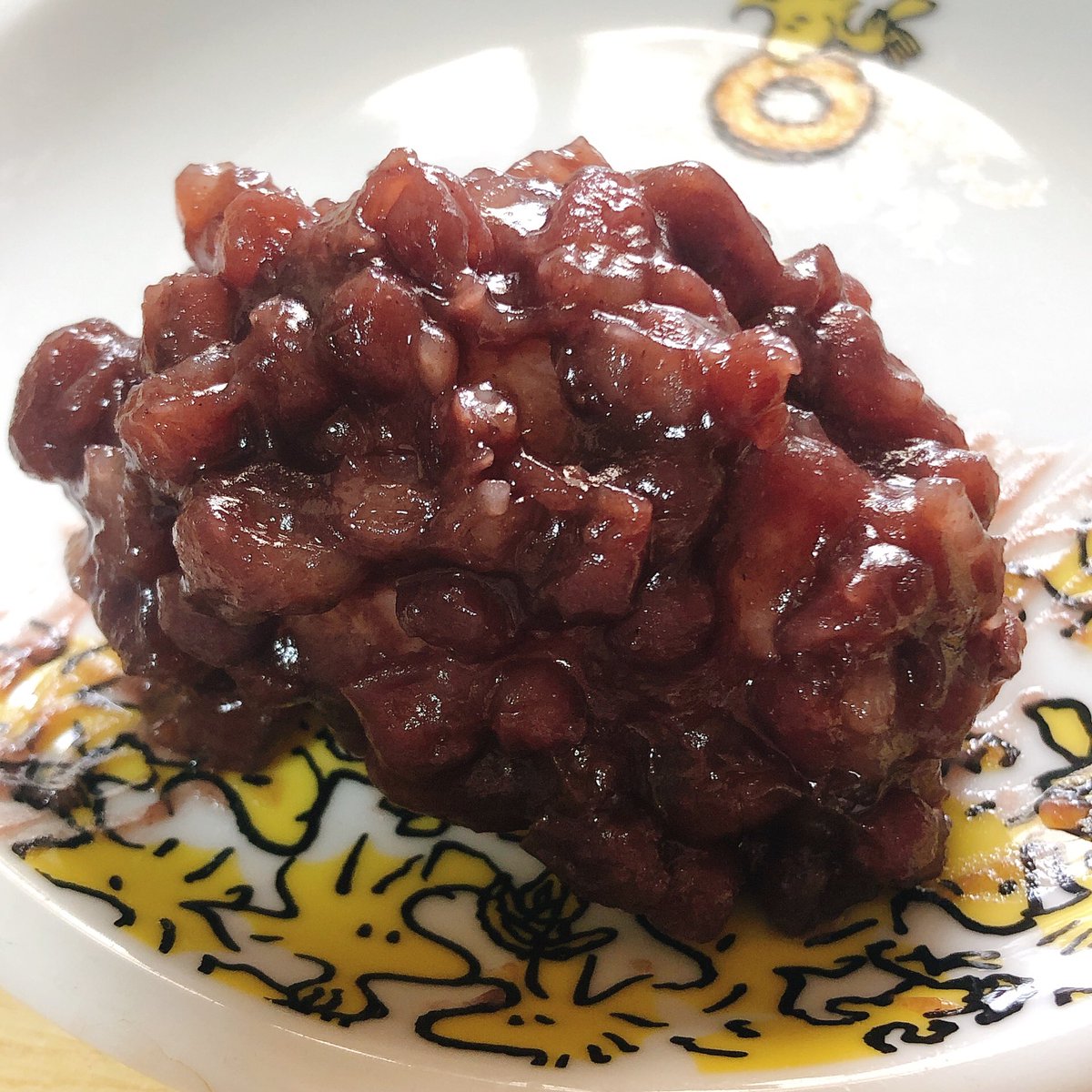 そんな訳で、ぼたもち…………おはぎの宴。

これ、一口で食べたら絶対○ぬよぉ！？？！？！！光忠くん！？！！？長谷部くん！？！？！！