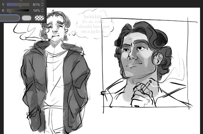 trying to draw a man that actually looks like a man 