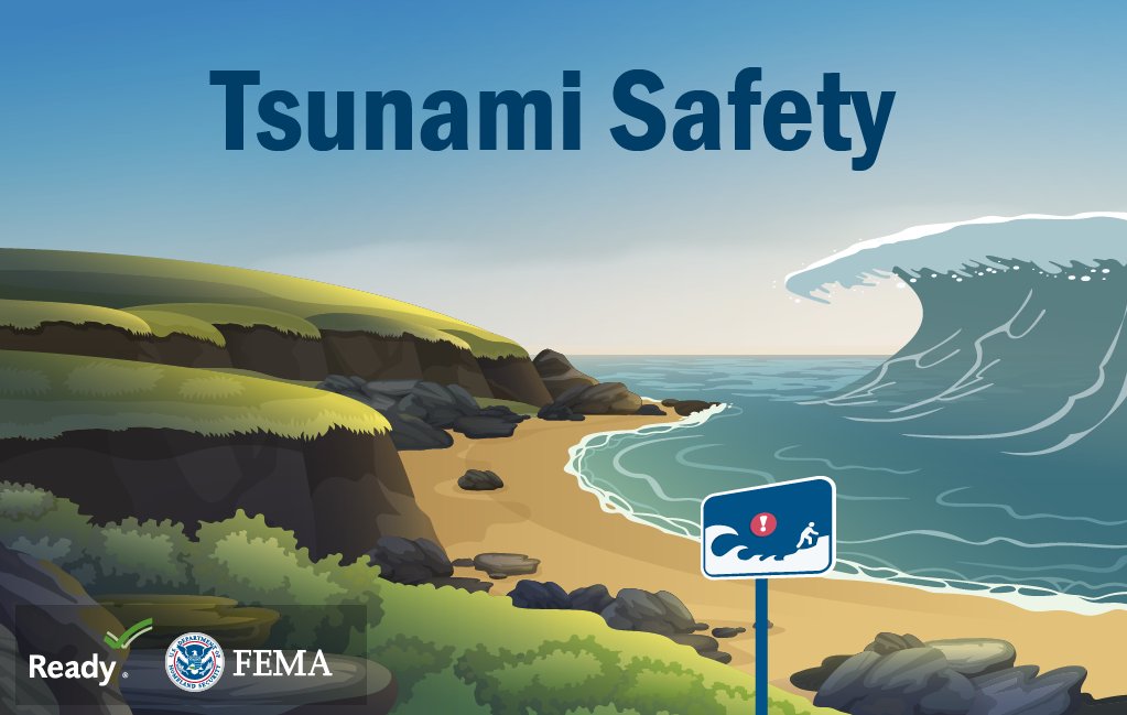 NWSAlaska's tweet photo. ❌ MYTH: Tsunamis only happen in the Pacific.
✅ FACT: All US coasts are susceptible, including the Atlantic &amp; Gulf.
❌ MYTH: Tsunamis are just one wave.
✅ FACT: They come in multiple waves over hours. The first wave isn’t always the largest!

#TsunamiPreparednessWeek @NWS_NTWC https://t.co/JEHsCbmanY