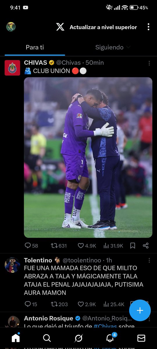 Alonso04750189's tweet photo. @toolentinoo Jajajaja me apareció arriba https://t.co/ghQQTvInW4