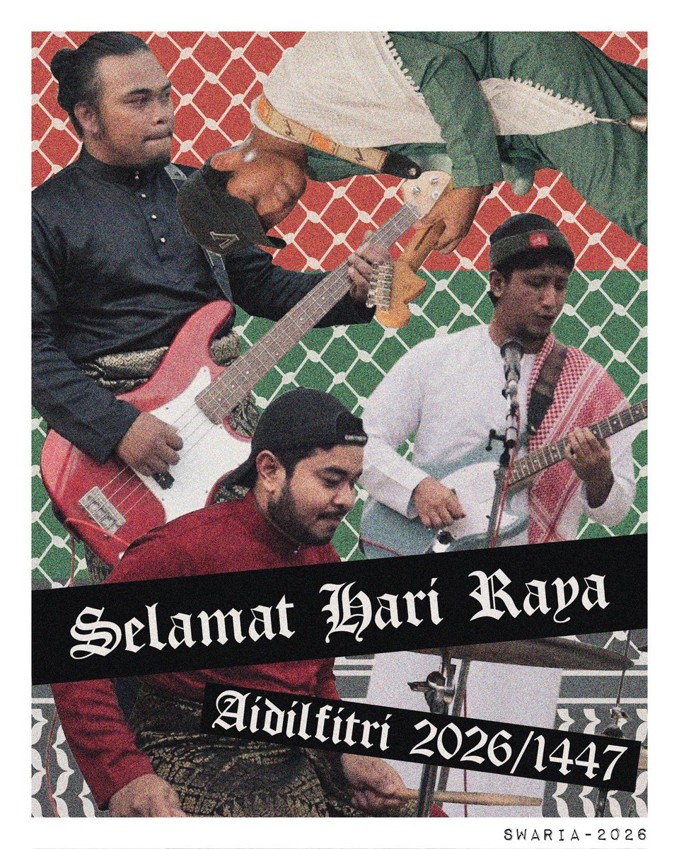 swariaMY's tweet photo. SELAMAT HARI RAYA AIDILFITRI SEMUA ✨🫱🏼‍🫲🏽

Di dalam masa kita bergembira, janganlah lupa pada yang sudah tiada. Semoga kita beroleh kemenangan yang abadi kelak nanti 🖤❤️🤍💚
#swaraya https://t.co/pHgsr4RuuB