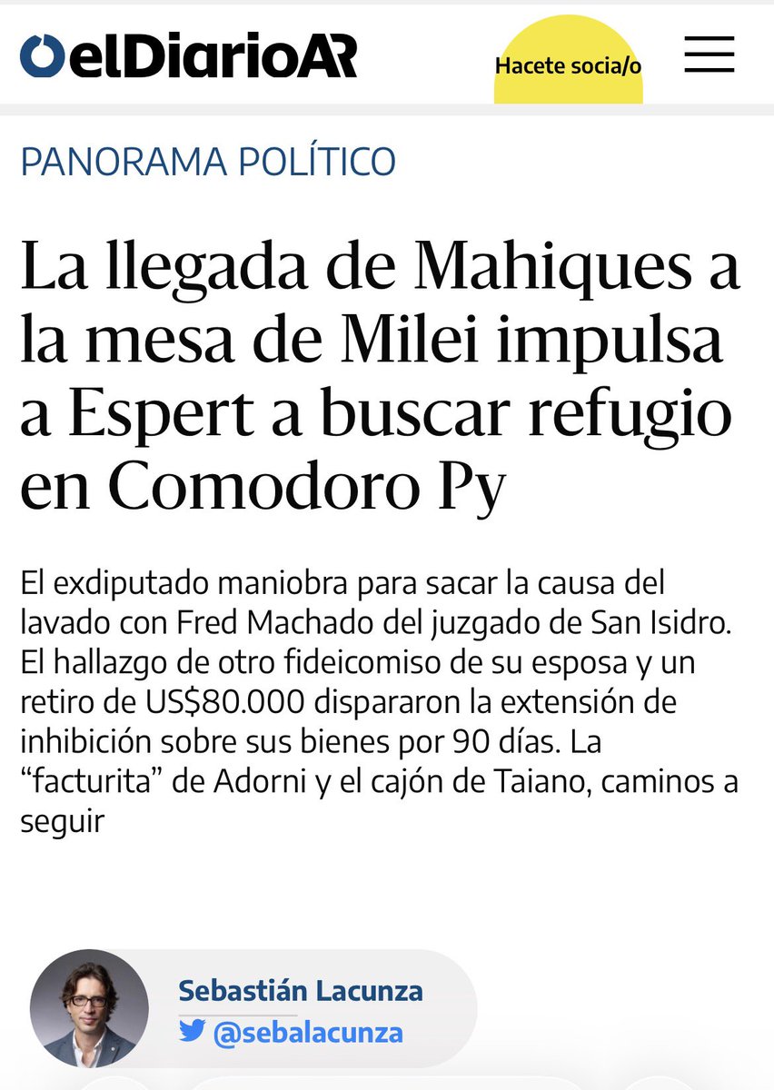 Sebastián Lacunza tweet media