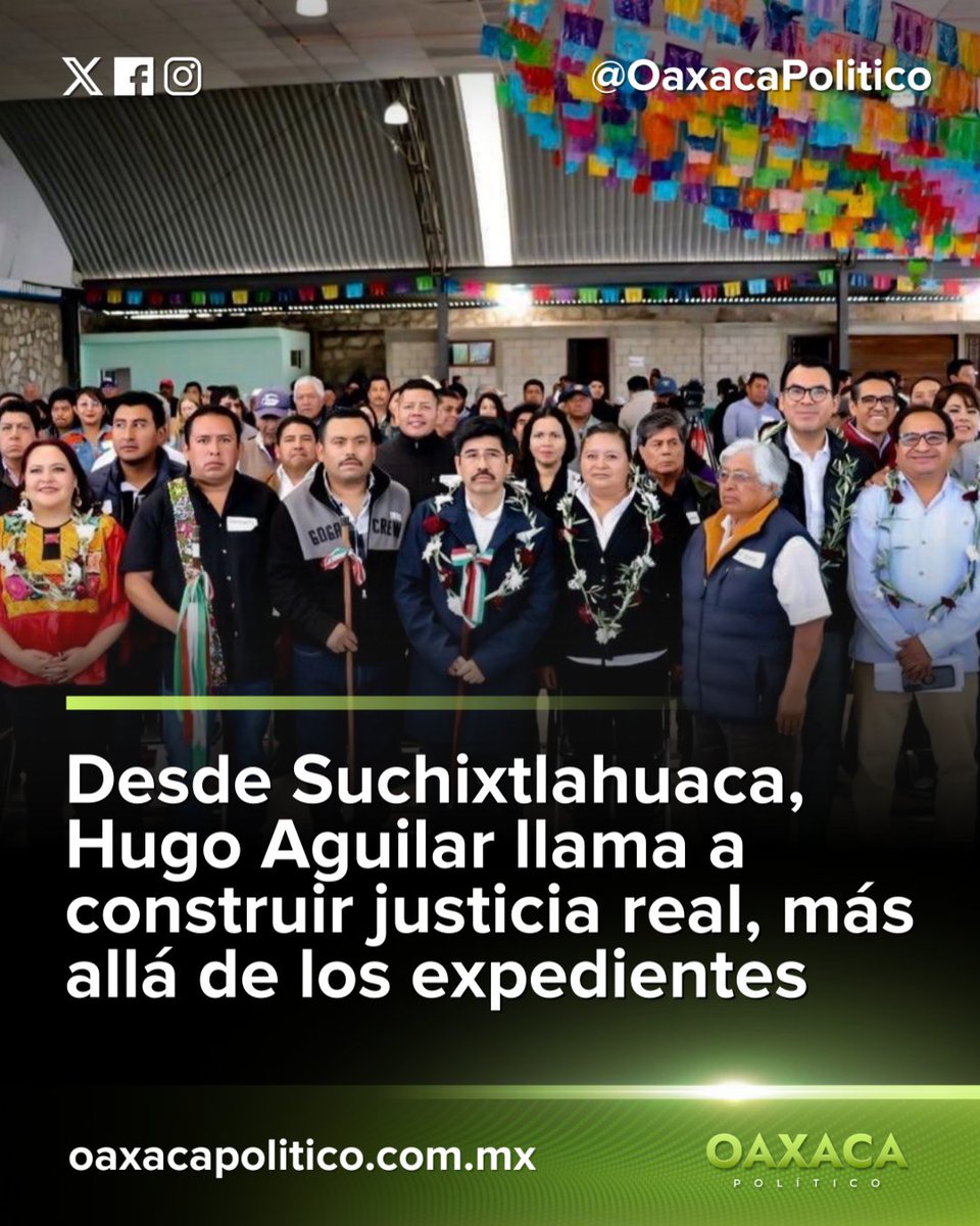 OaxacaPolitico's tweet photo. "Necesitamos encontrar el camino para construir una justicia real y verdadera, no nada más en los expedientes": Hugo Aguilar (@HugoAguilarOrti) en San Cristóbal Suchixtlahuaca, #Oaxaca durante el IV Diálogo entre Justicias.

Lee más en : https://t.co/JipBSQJKNp

#HugoAguilar #SCJN #Pueblosindígenas