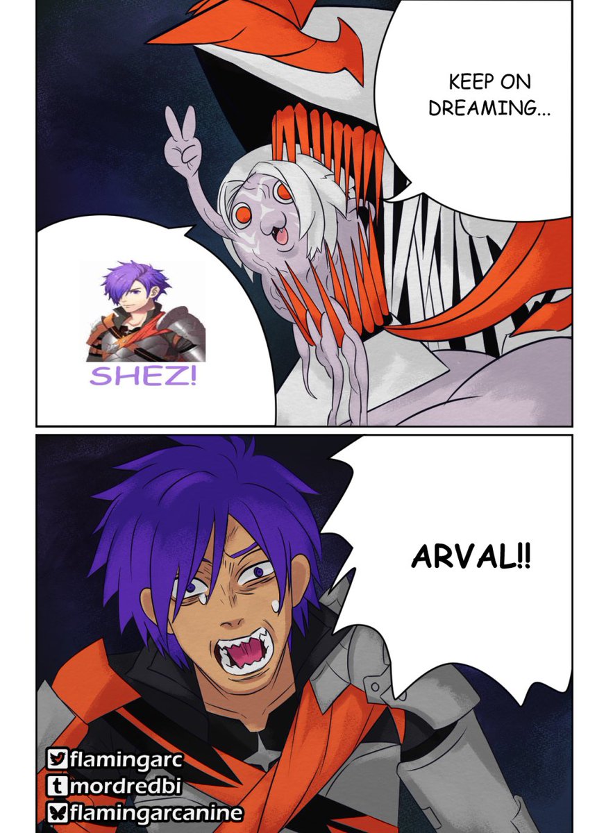 flamingarc_art's tweet photo. yeah whatever chainsaw man 231 #fe3h #few3h https://t.co/FkTq9R9Lv2