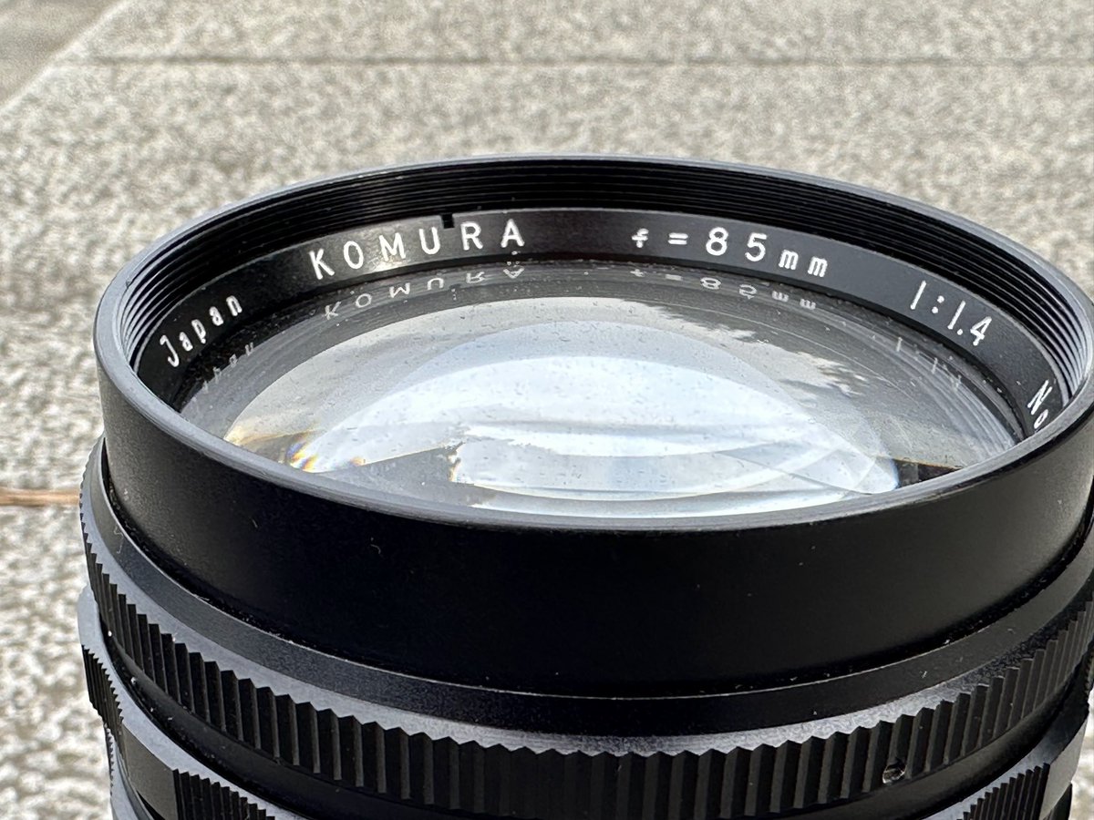 uv761's tweet photo. Komura 85mm f1.4 for Nikon F https://t.co/RHpc637QF5