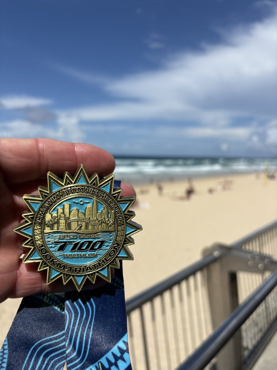 thyrafarmer's tweet photo. Job done. Great course with awesome volunteers. Heat and wind got me on the run but I got the bastard. T100 Gold Coast. 2 k swim, 80 k ride and 18 k run. Time to get some seed in the ground now. #sendit💪 @fat_farmers https://t.co/G7d7oSGAgW