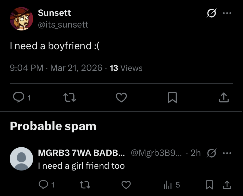 its_sunsett's tweet photo. I applaud this guy for trying but I don’t think he’s gonna like that I’m a dude https://t.co/utXHUBQlt5