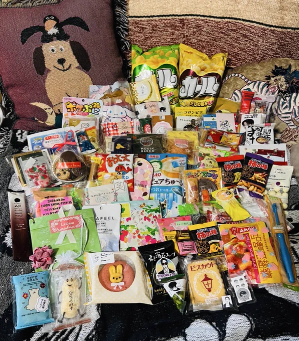 差し入れ届きました!!! ほんとにほんとにありがとうございます大事にいただきます!!!!!