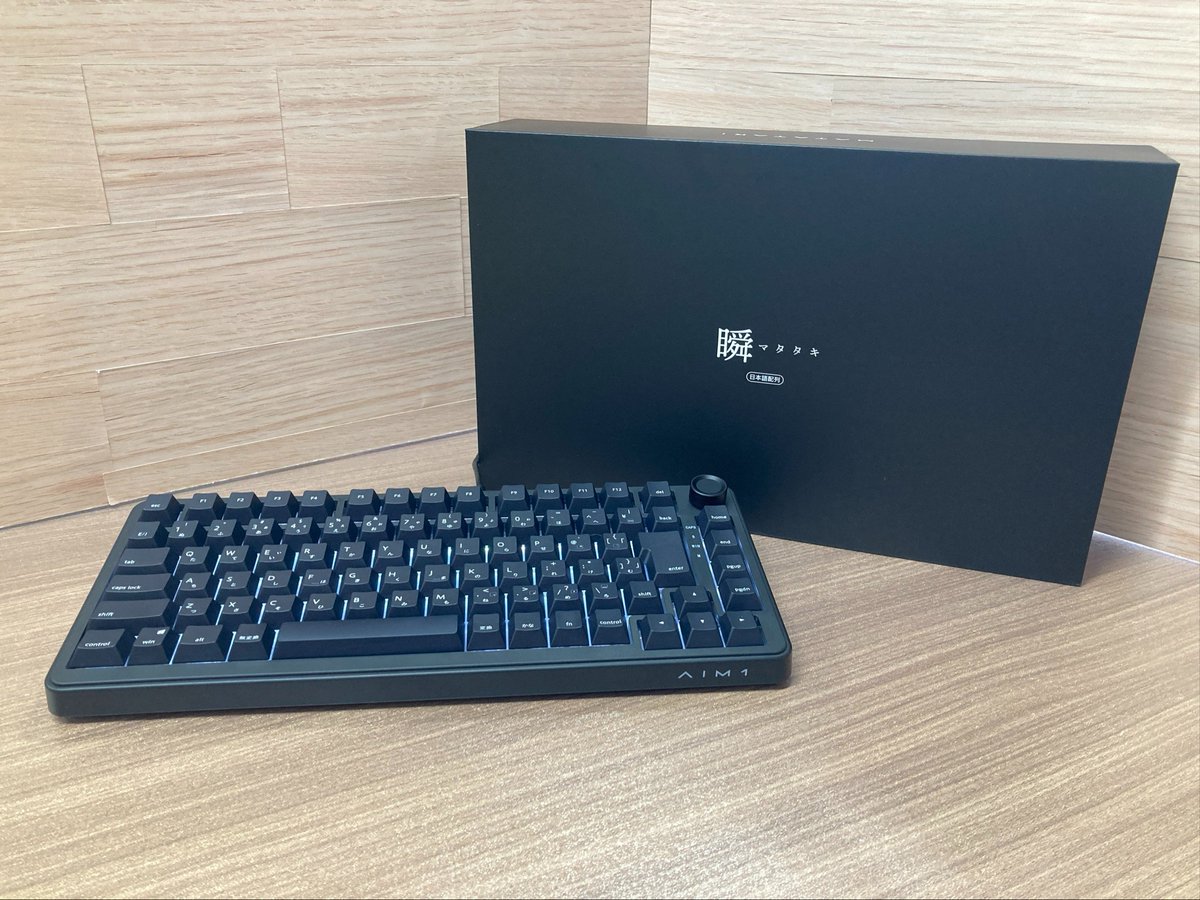 AIM1瞬に黒色登場／ 日本🇯🇵のデバイスブランド、AIM1のゲーミング