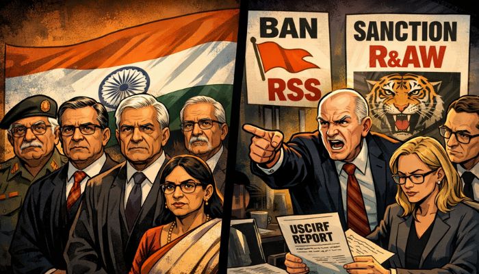 OpIndia_com's tweet photo. 275 former judges, officers slam USCIRF report, call it biased and off the mark

Group rejects sanctions call on RSS, R&amp;AW, questions credibility and methodology

Cites demographic data, says minorities not facing systemic persecution in India

https://t.co/IvUBdMtEcY https://t.co/054PmUJ6Bc