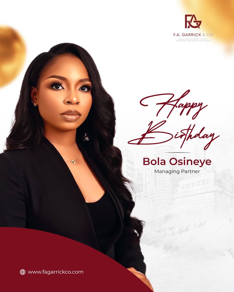 FA_GarrickandCo's tweet photo. On behalf of the entire firm, we extend our most sincere birthday greetings to our Managing Partner, Bola Osineye.

Your distinguished leadership and strategic foresight remain fundamental to the continued growth and success of F.A. Garrick &amp; Co. We hold your professional https://t.co/vZ8QjWhbHD