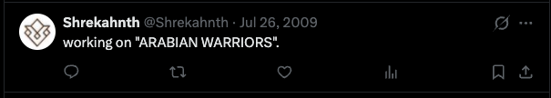 Shrekahnth's tweet photo. On 20 Anniversary of Twitter. Our First tweet was about a collection showed in Dubai Fashion week named Arabian Warriors in 2009 - https://t.co/rSduKxu1Q5 https://t.co/WgmMLI54Dc