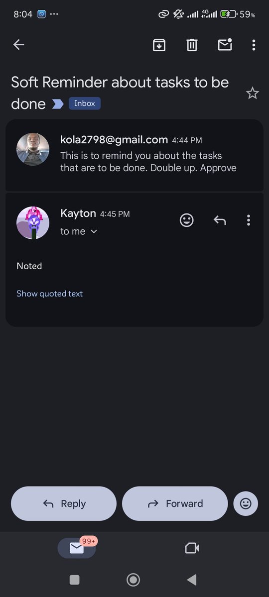 Kayton2798's tweet photo. Practiced AI Automation. 

I created a n8n workflow that reminds you about tasks that need to be done. Messages are sent to your telegram and email. The schedule trigger was previously set to send messages every 5 mins now set to every week.

name of the workflow - kayschedule. https://t.co/fdRmeIAFt5