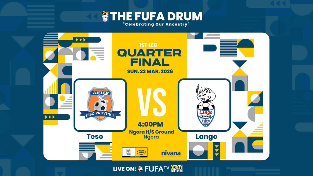 LangoProvince1's tweet photo. Its Match-Day. 

Vs Teso Province 
🏟 Ngora High grounds 
Fee: 5000 Ordinary 
🕛 : 4:00 Pm

#Amuka
#LeeAmwolGer https://t.co/arFwDQAUXq