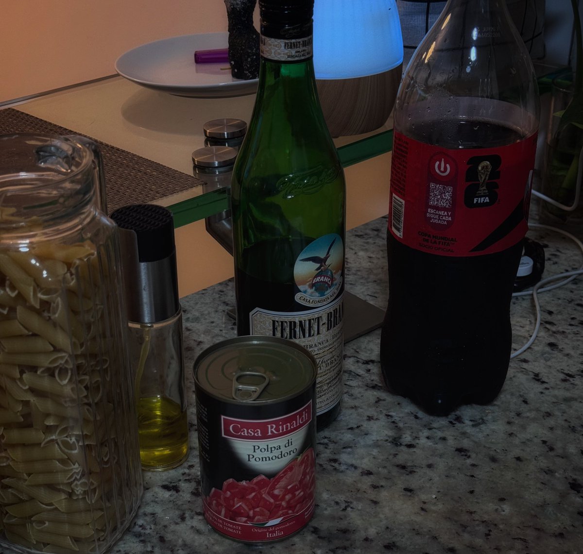sábado de pasta y fernet con los amigoosss